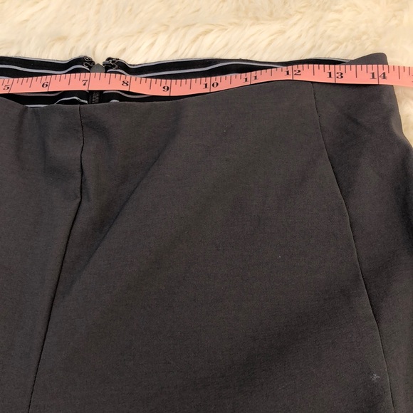 Athleta dark gray dress pants zip back ankle 8P - Picture 6 of 8